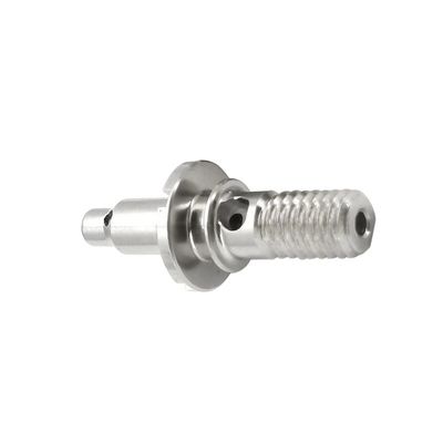 Machining CNC pièces de tournerie en laiton aluminium anodisé sablé accessoires