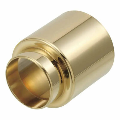Partie en acier inoxydable et en titane usinée sur mesure par CNC avec revêtement PVD sous vide à nitrure